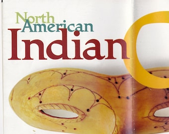 Mapa/gráfico vintage de la cultura india de América del Norte Cartografía/ mapas/ Nativos americanos/ Indios/ América del Norte/ Arqueología/ Tribus indias