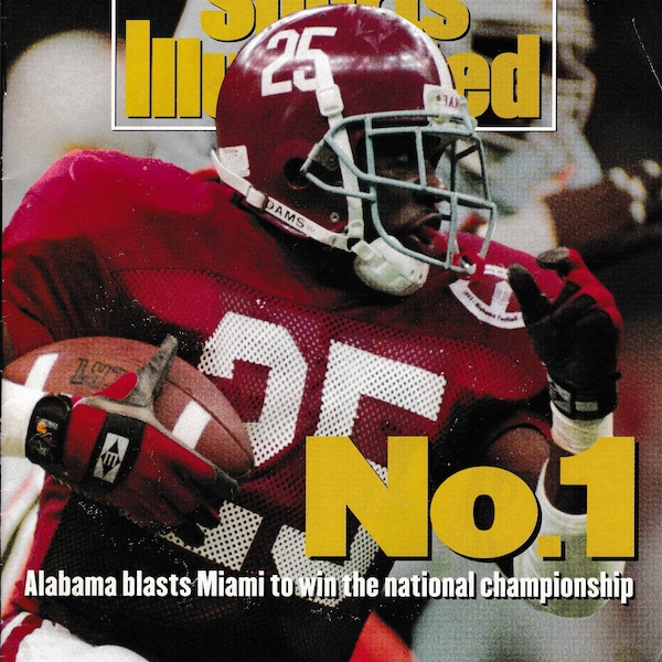 1992 Alabama No. 1 Sports Illustrated Commemorative Issue/ 1992 Alabama Football National Champions / Gene Stallings/ Alabama Crimson Tide