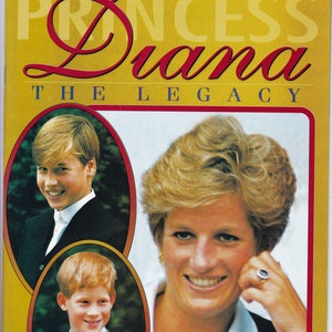 Princess Diana:  The Legacy/ Princess of Wales/ British Royalty/ Princess Di/ Diana/ Royal family/Prince William/ Prince Harry