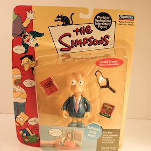 Sunday Best Bart Simpson/ The Simpsons/ World of Springfield Interactive Figure/ Inttelli-Tronic Voice Activation/ Toys/