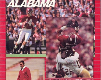 1990 Alabama Football Press Guide/ Gene Stallings collectible/ Alabama football/sports/Winning Coach/Roll Tide Roll/Alabama Crimson Tide/SEC