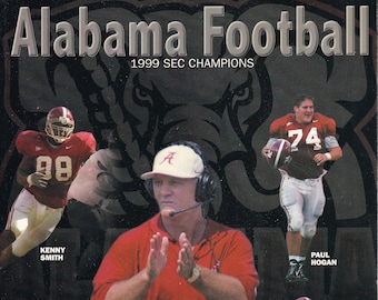 2000 Alabama Football Press Guide/ Mike Dubose collectible/ Alabama football/sports/Winning Coach/Roll Tide Roll/Alabama Crimson Tide/SEC