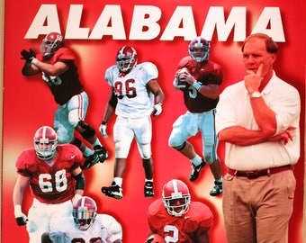 1997 Alabama Football Press Guide/ Mike Dubose collectible/ Alabama football/sports/Winning Coach/Roll Tide Roll/Alabama Crimson Tide/SEC