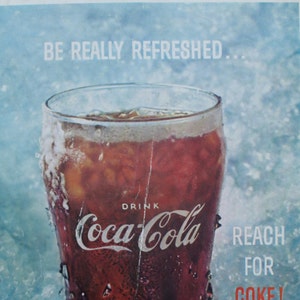 1959 Coca-Magazine Advertisement/Vintage advertising/retro ads/1950s/Coke/Coca Cola/cool men&#39;s gift/cool woman&#39; gift/