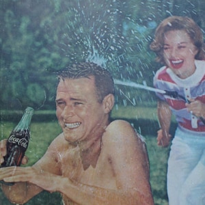 1960 Coca-Cola Magazine Advertisement/Vintage advertising/retro ads/1960s/Coke/Coca Cola/cool men&#39;s & women&#39;s gift/summer fun
