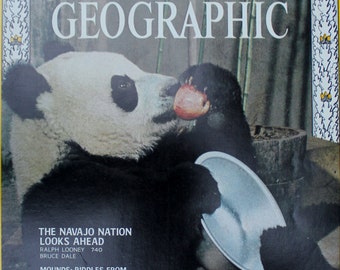 Panda National Geographic Cover - magazine photographic art/cool gift/China/Panda/zoo animals/photo art/cute animals