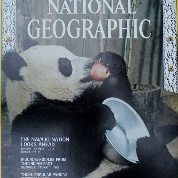 Panda National Geographic Cover - magazine photographic art/cool gift/China/Panda/zoo animals/photo art/cute animals