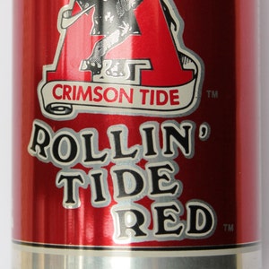Rollin' Tide Red collectible soda can/Alabama football/sports/Coca Cola/Roll Tide Roll/Alabama Crimson Tide/SEC/Bear Bryant