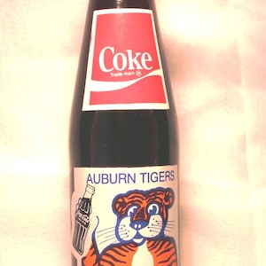 Auburn University football 1983 SEC Champions collectible coke bottle/ War Eagle