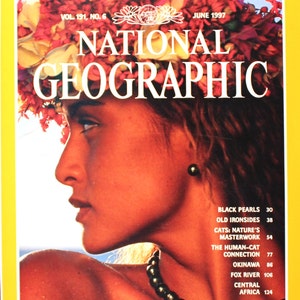 Tahitian Woman National Geographic Cover - magazine photographic art/cool gift/photo art/ Tahiti/ French Polynesia