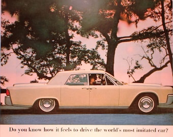 1964 Lincoln Continental Magazine Advertisement