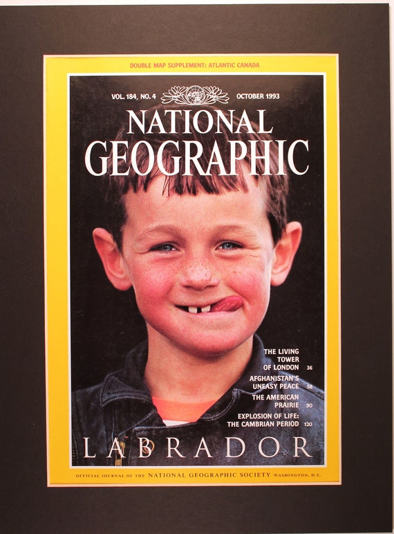 Labrador Boy National Geographic Cover Magazine Photographic Etsy Labrador Boy National Geographic Cover Magazine Photographic Etsy