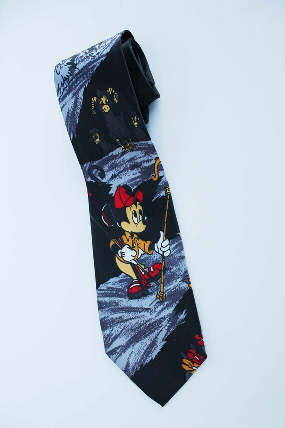 Mickey Mouse Mountain Climber Vintage Tie/ Vintag… - image 3