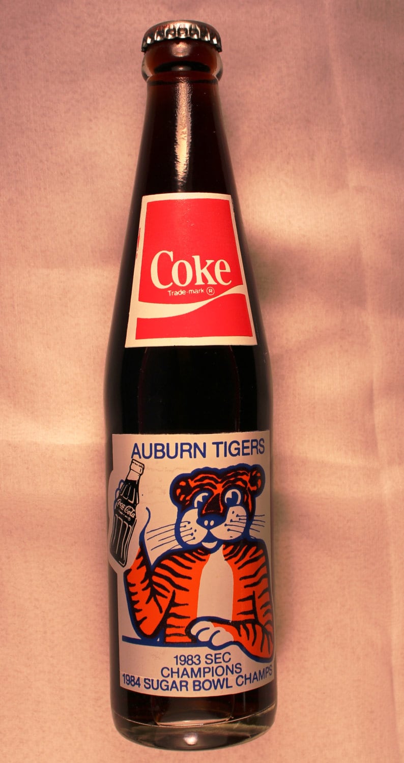 Auburn University Football 1983 SEC Champions Collectible Coke
