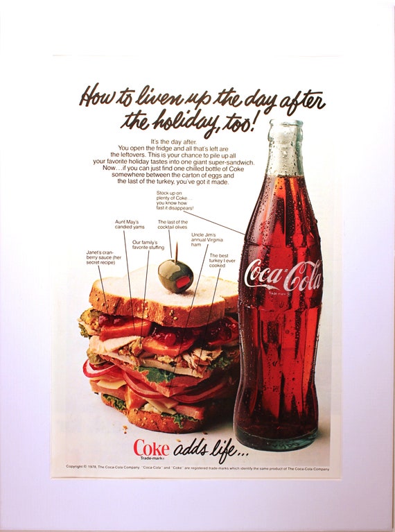 Coca-Cola ヴィンテージ広告 サイン 2点セット