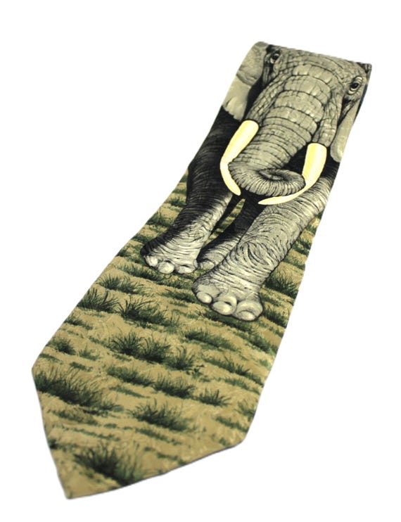 African Pride Elephant Tie