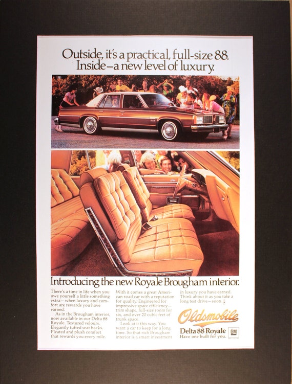 1979 Oldsmobile Delta 88 Royale Magazine Advertisement 1979 Oldsmobile Delta 88 Royale Magazine Advertisement