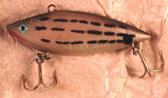 Vintage Cordell Spot Fishing Lure/ Angling/ Fish/ Silver and Black