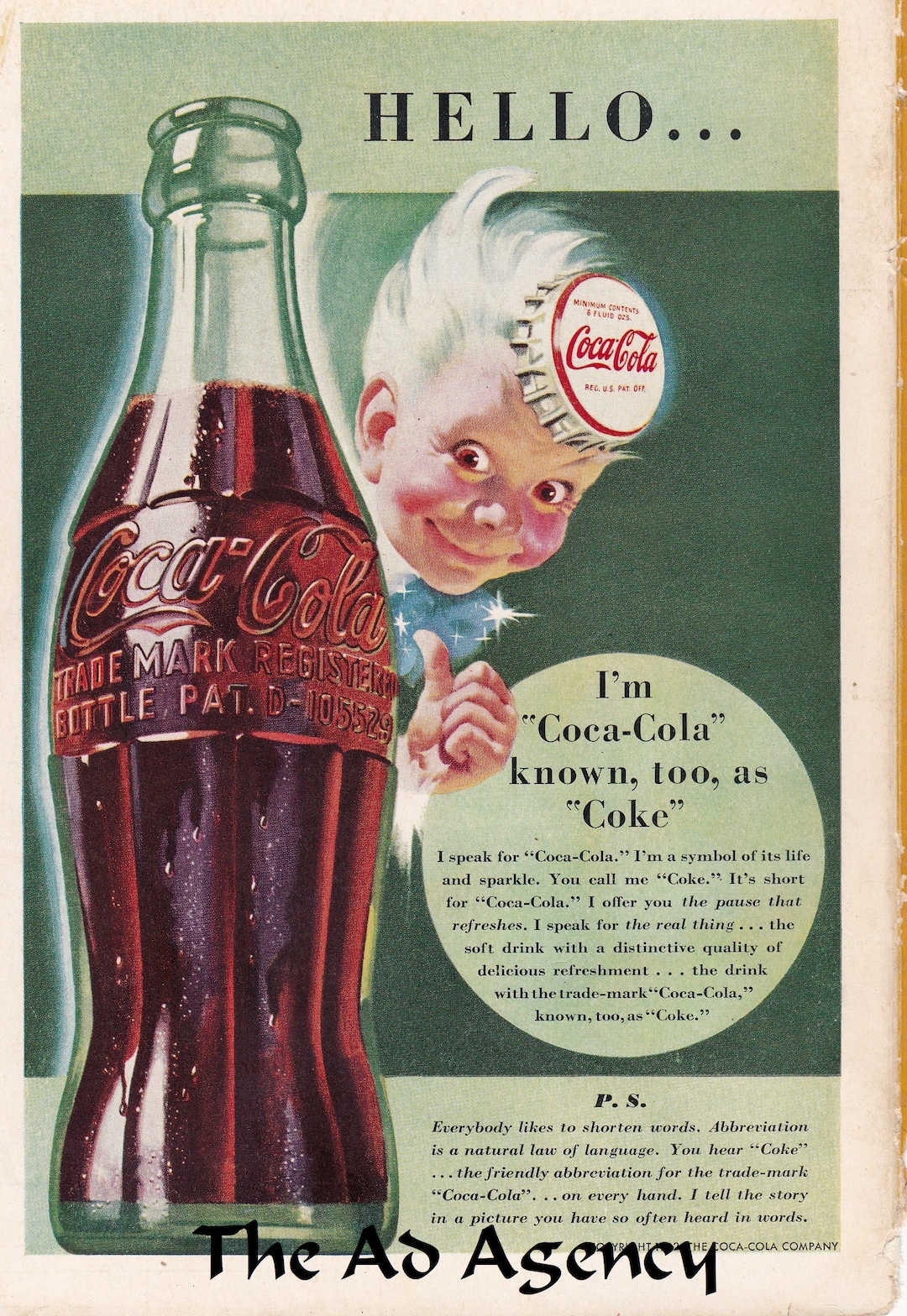 1942 コカコーラ「こんにちは、『私はコカコーラです』、別名 1942 コカコーラ「こんにちは、『私はコカコーラです』、別名