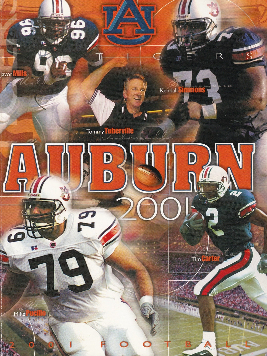 2001 Auburn Football Media Guide/ Auburn Football / Tommy Etsy