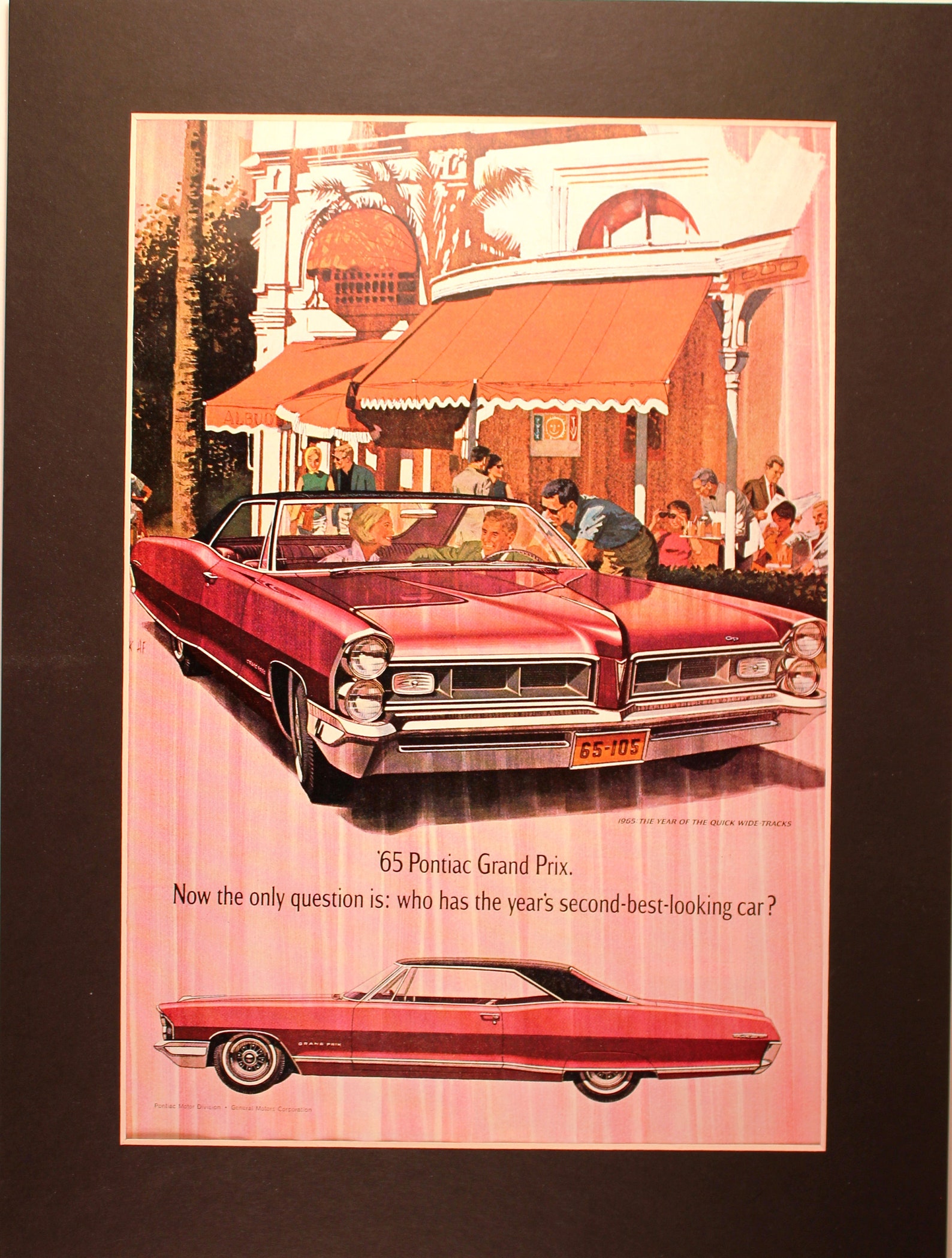 1965 Pontiac Grand Prix Magazine Advertisement/vintage | Etsy