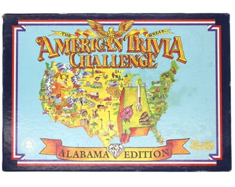Alabama edition of The Great American Trivia Challenge board game