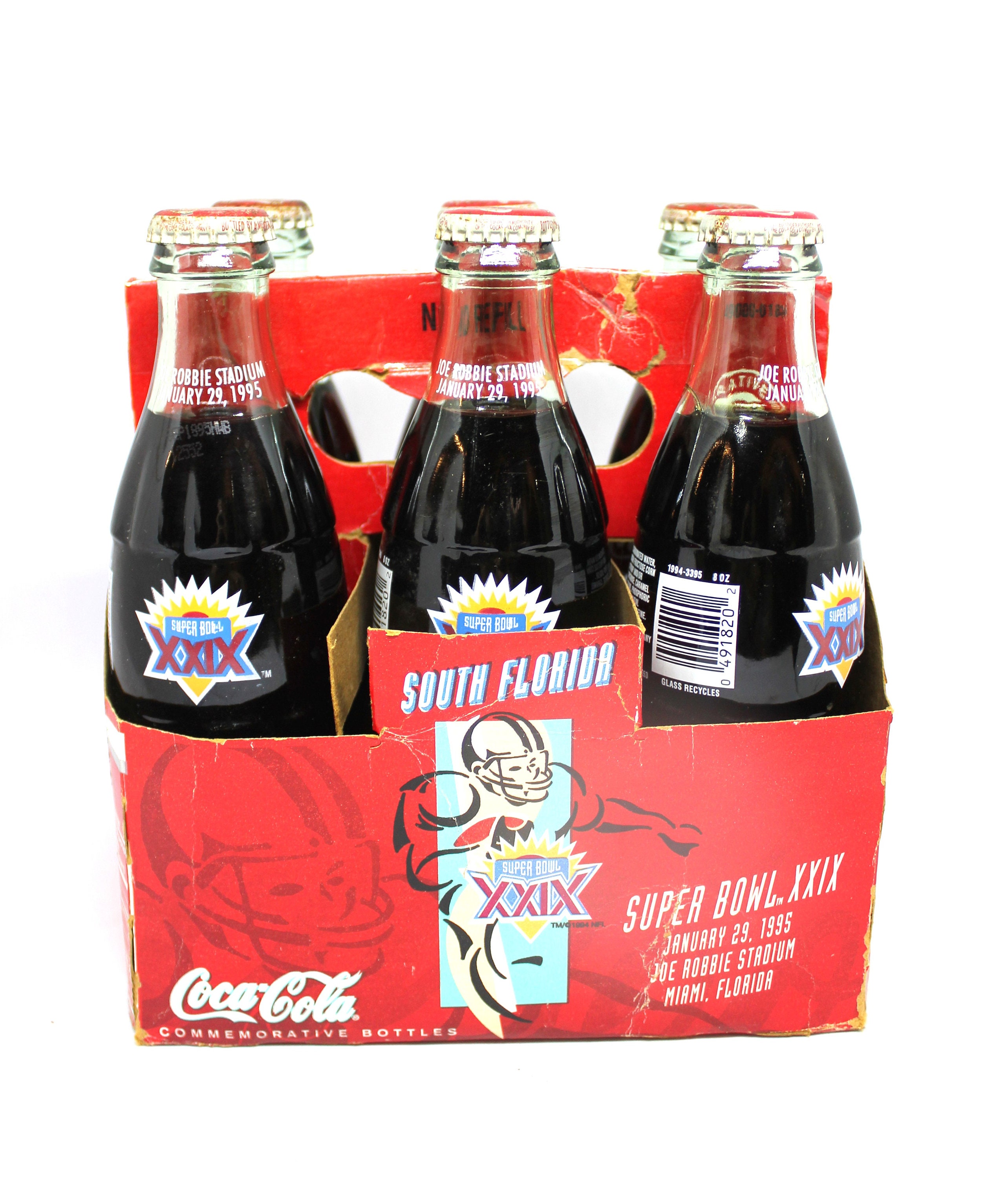 Corona Jim Beam Coca-Cola 看板 3点セット 1995 Super Bowl XXIX Joe Robbie Stadium Miami, FL, January 29