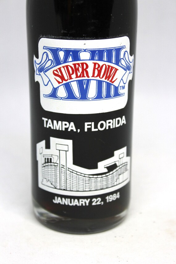 Super Bowl XVIII Tampa Florida January 29, 1984 Collectible Coca