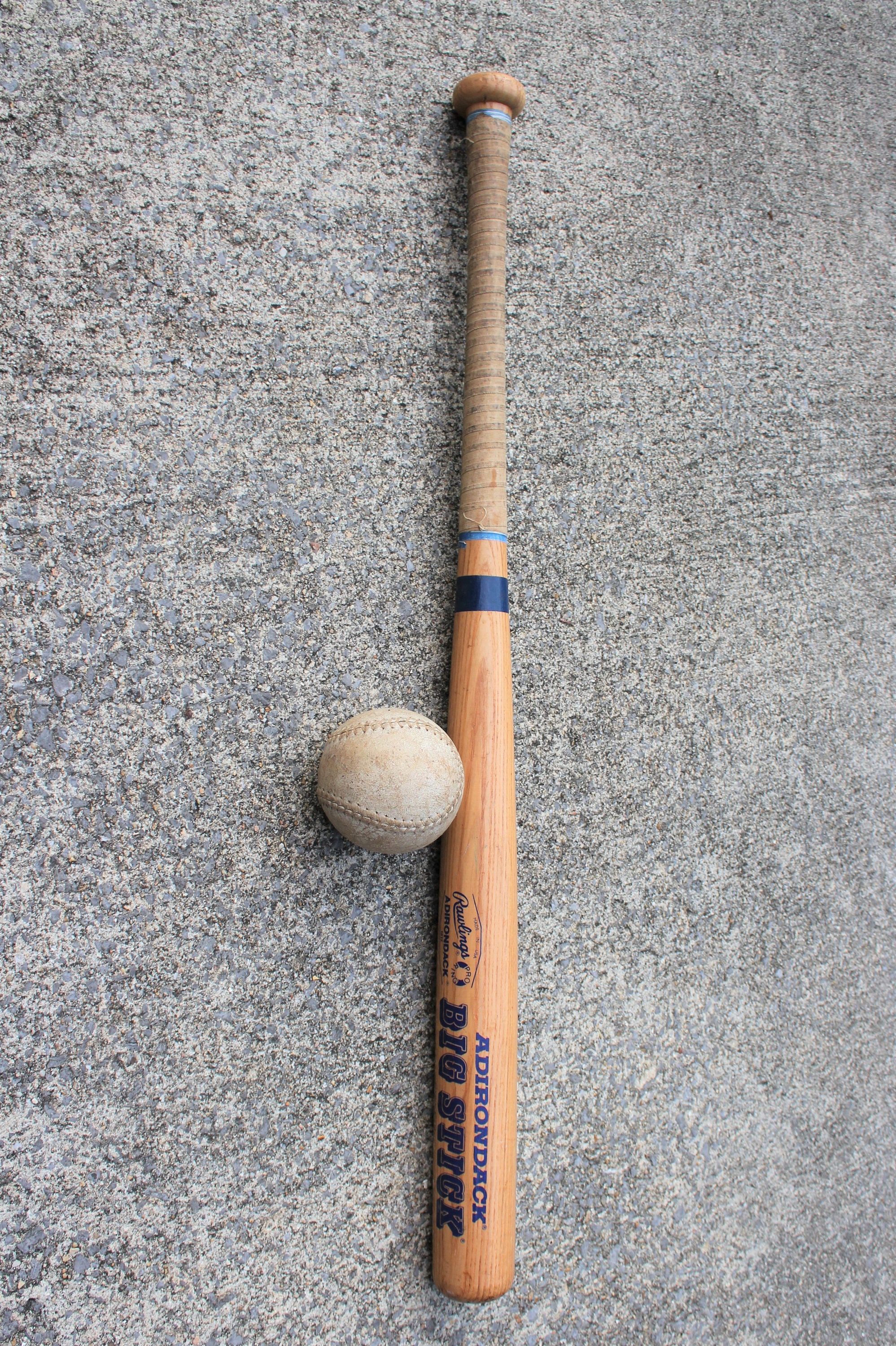 Aanvankelijk Maak het zwaar veel plezier Vintage Adirondack Big Stick houten softbalknuppel / Rawlings - Etsy  Nederland