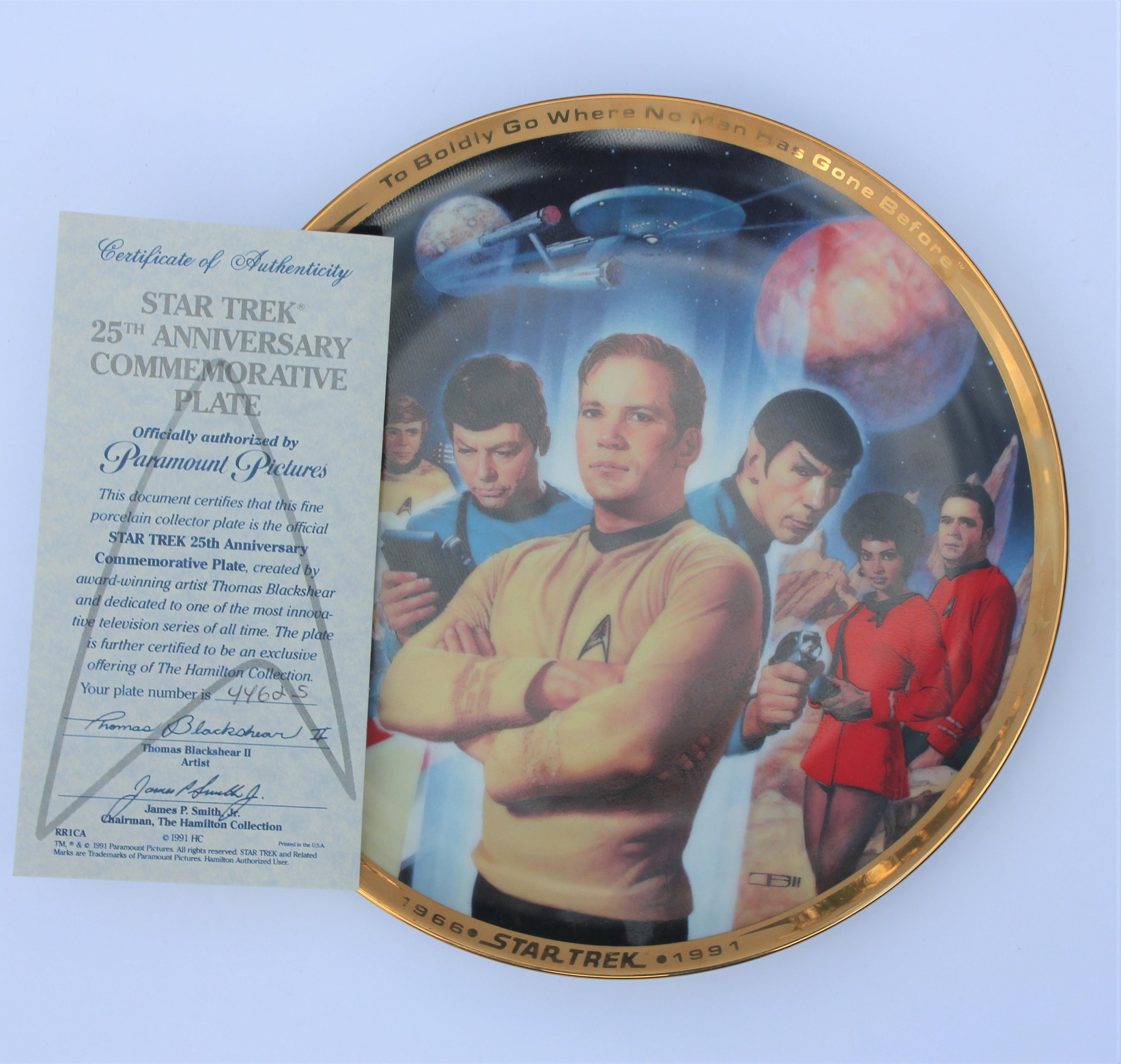 Star Trek 25th Anniversary Commemorative Plate/ Paramount