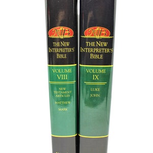 New Interpreter&#39;s Bible Commentary, Volumes 8-9, Matthew, Mark, Luke, John, New Testament Articles/ Bible study/ Abingdon Press