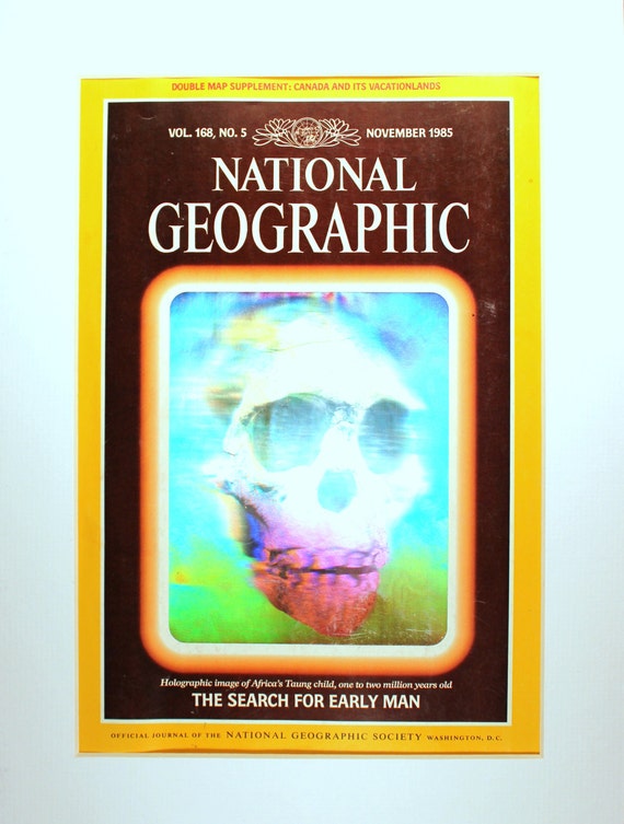 Vintage 1985 National Geographic Map Canada's Vacationlands 