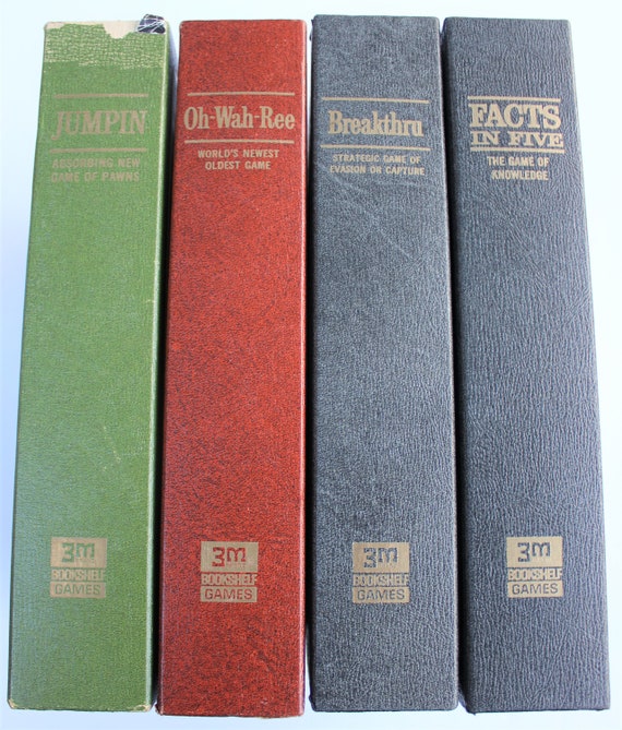 Jumpin Vintage Bookshelf Game 3m Bookshelf Games Vintage Etsy