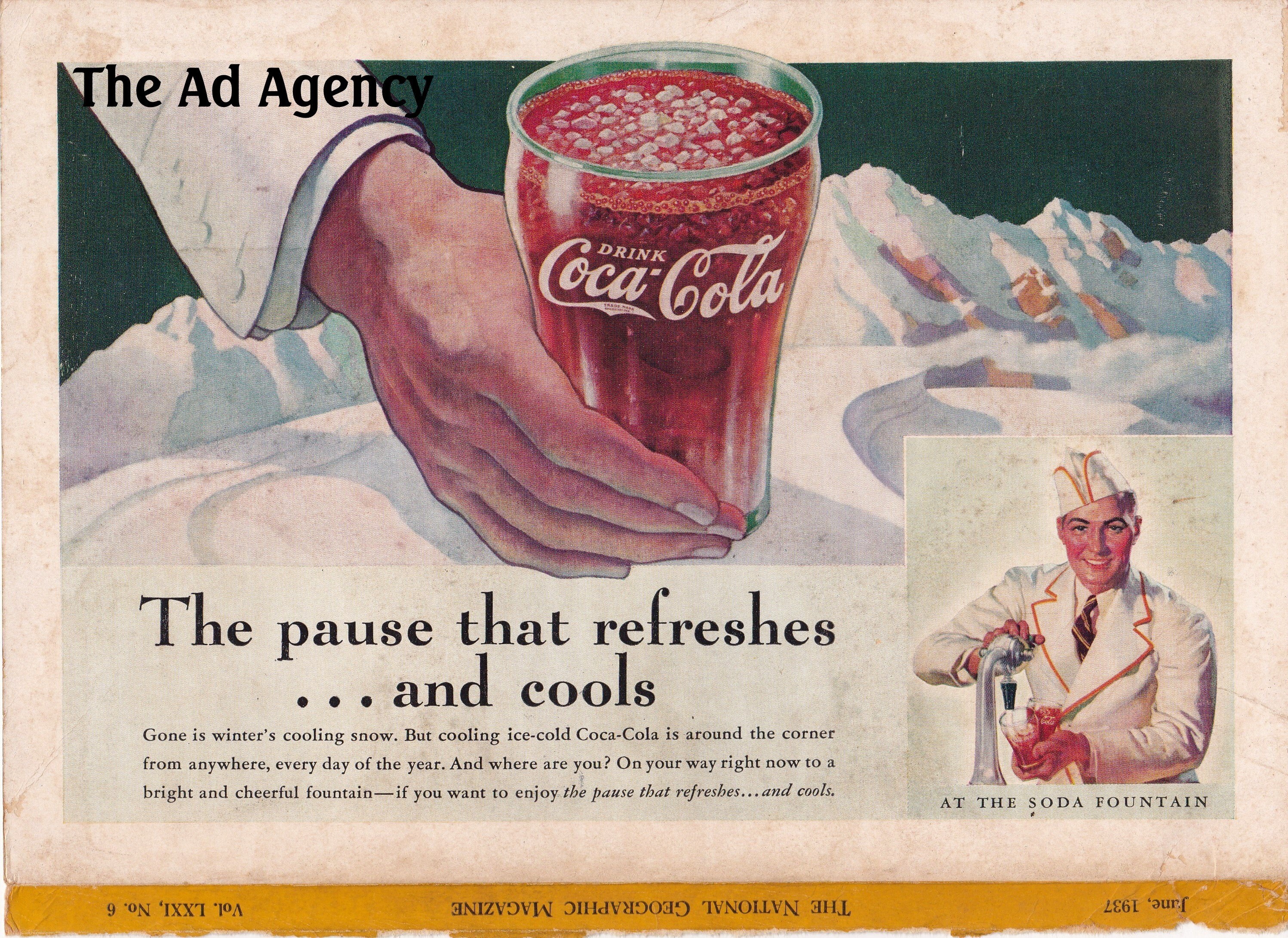 Coca-Cola（コカコーラ）ヴィンテージ・カードボード カット