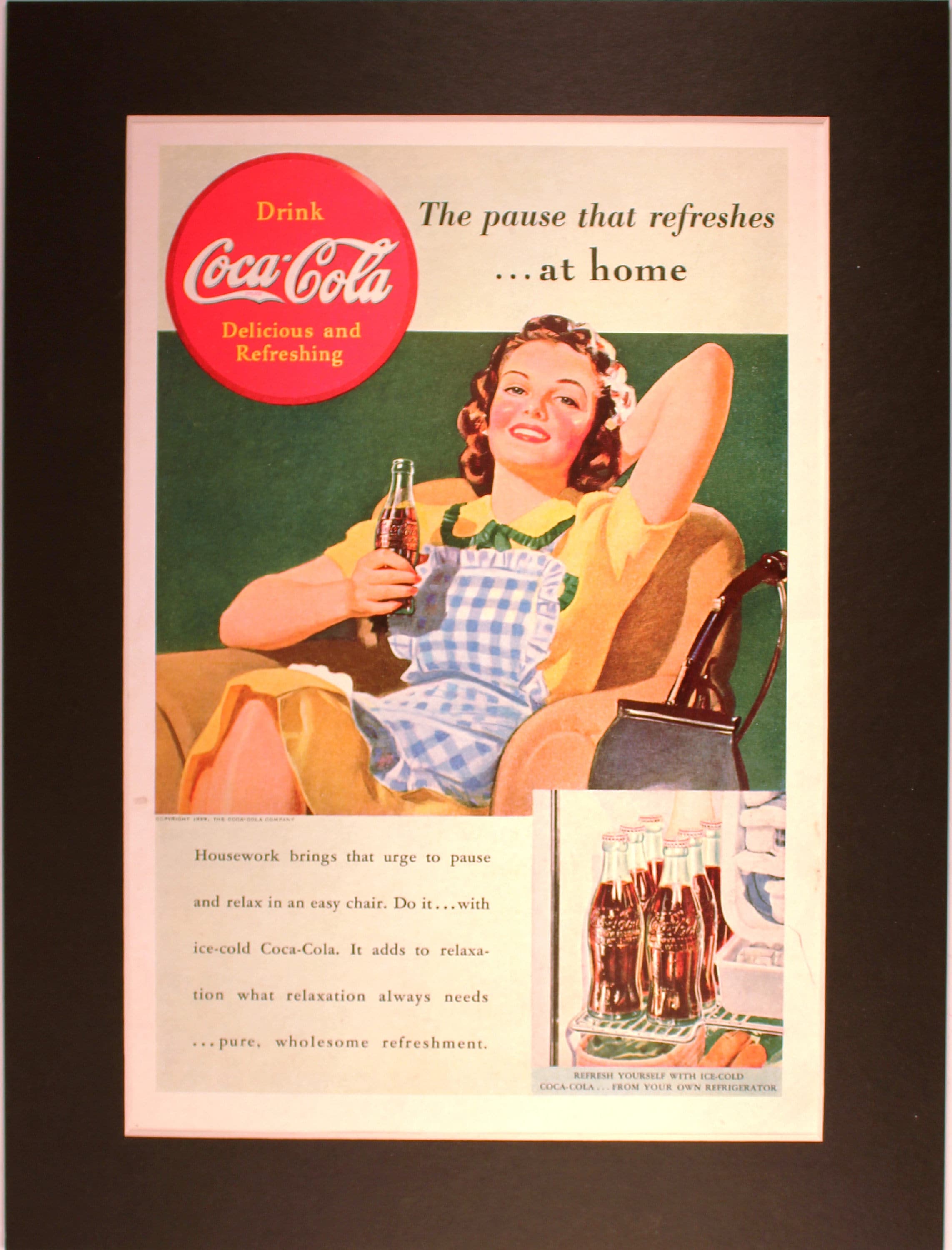Coca-Cola（コカコーラ）ヴィンテージ・カードボード カット