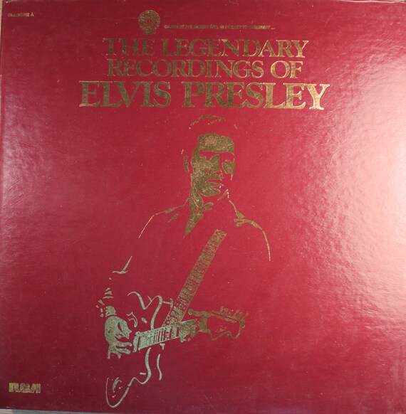 Elvis Presley "The Legendary Recordings" vintage vinyl/ Records / Popular Music/ 33 & 1/3 RPM/ Pop Music/ Hymns/ Memphis Blues/ Movie music