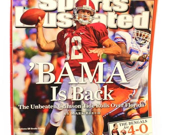 Bama Is Back Sports Illustrated October 10, 2005
