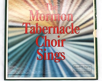 The Mormon Tabernacle Choir Sings vintage vinyl Records / 33 & 1/3 RPM/ choral music/ Patriotic Music/ Religious Music/ Folk, Popular Music