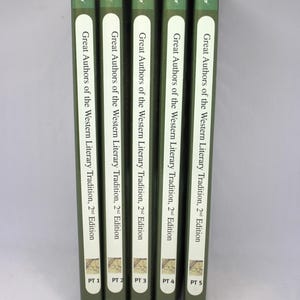 Great Authors of the Western Literary Tradition, 2nd. Edition DVD's/ The Great Courses/ 60 lectures/ 5 volumes by Elizabeth Vandiver, etc.