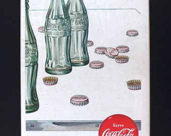 1952 Coca-Cola Magazine Advertisement/Vintage advertising/retro ads/1950s/Coke/Coca Cola/cool men's gift/pause that refreshes