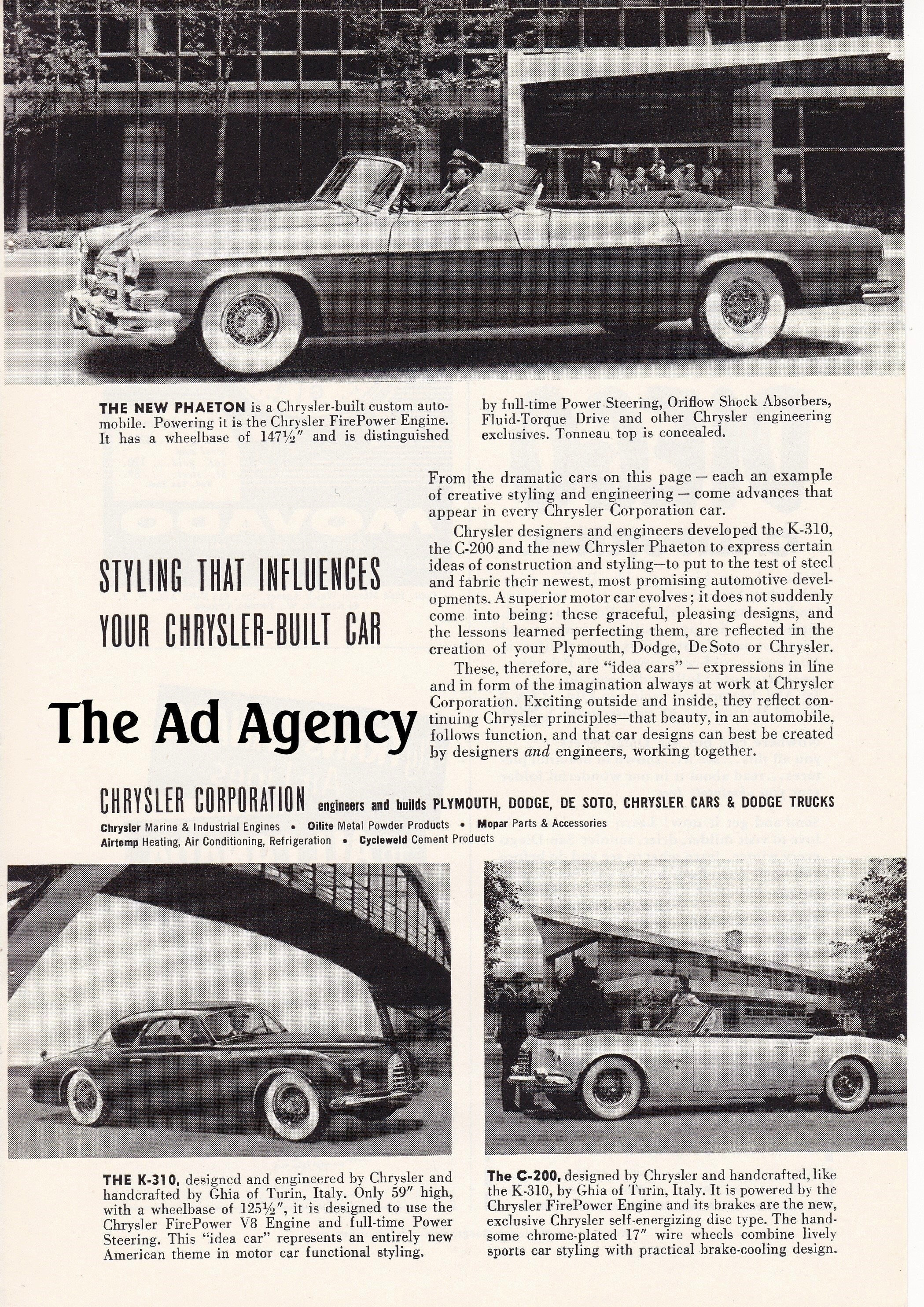 1952 Chrysler idea Cars Magazine - Etsy