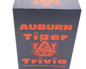 Auburn Tiger Football Trivia Game – 1985 Collectible for Fans