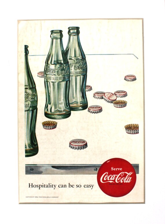 1952 Coca-cola Magazine Advertisement/vintage Advertising/retro