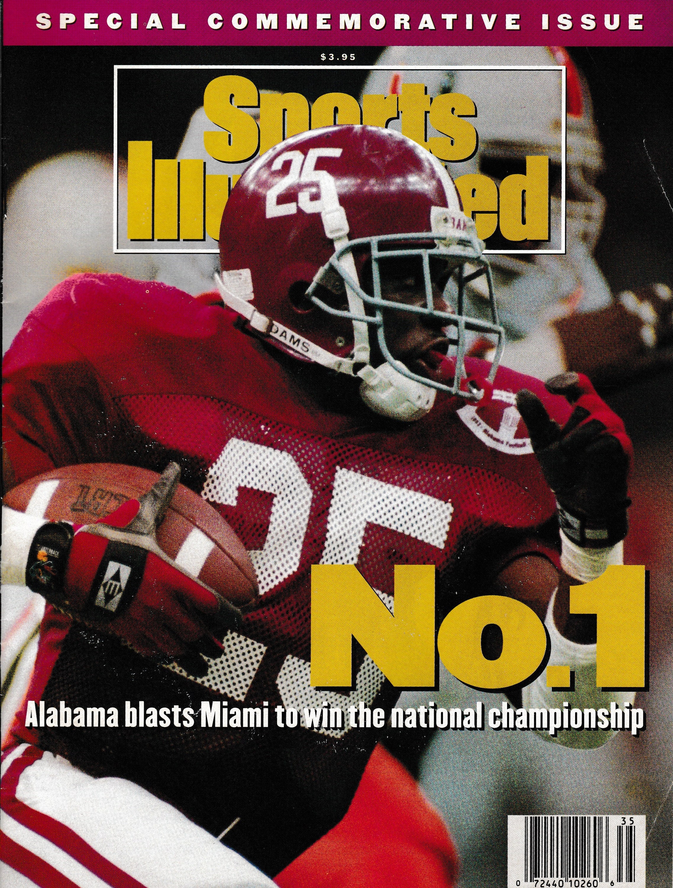1992 Alabama No. 1 Sports Illustrated 