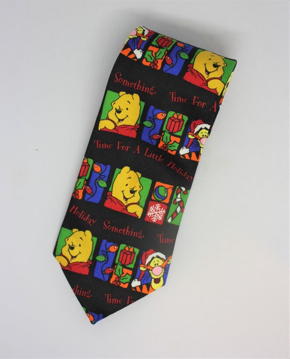 Winnie the Pooh and Tigger Christmas Tie/ Winnie … - image 1