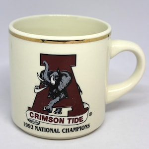 University of Alabama collectible mug/Alabama football/Roll Tide Roll/Alabama Crimson Tide/Bear Bryant/ Gene Stallings/ National champions