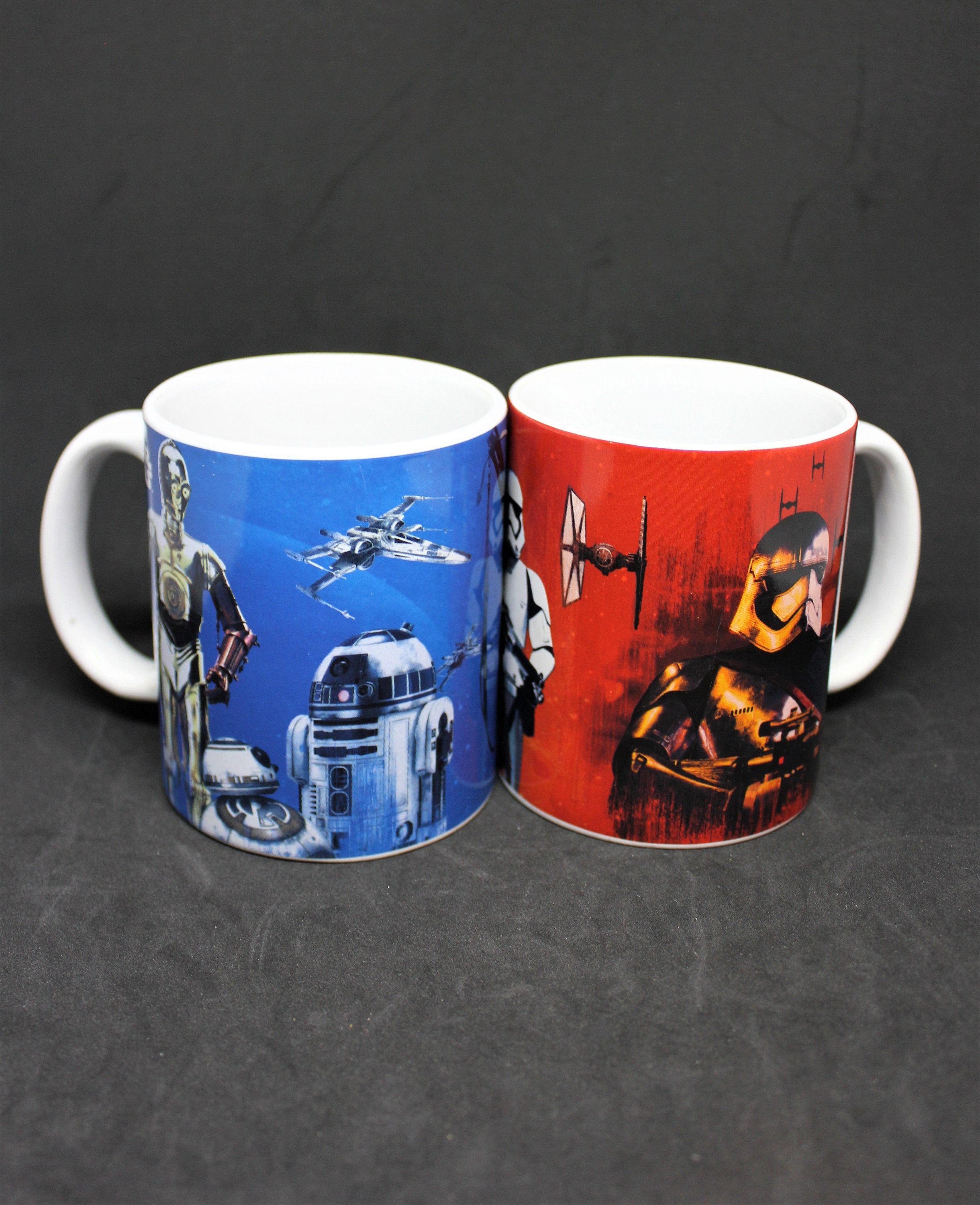 Star Wars Parodic Mug with Blue handle and Blue interior - R2-D2 (Funny  Star Wars Parody - High Quality Mug - Ref : 382)