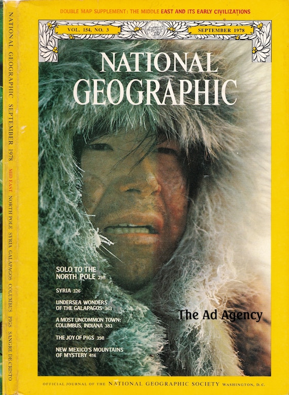 Japanese Polar Explorer Naomi Uemura Vintage National Geographic