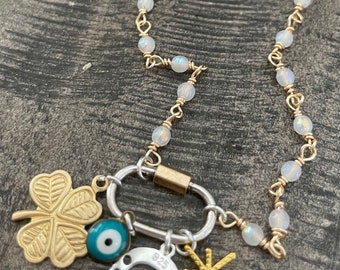 Good Luck Charm Beaded Necklace