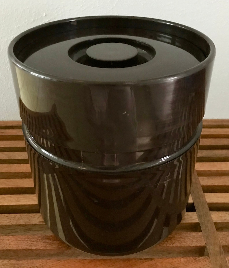 Brown Heller Ice Bucket Etsy